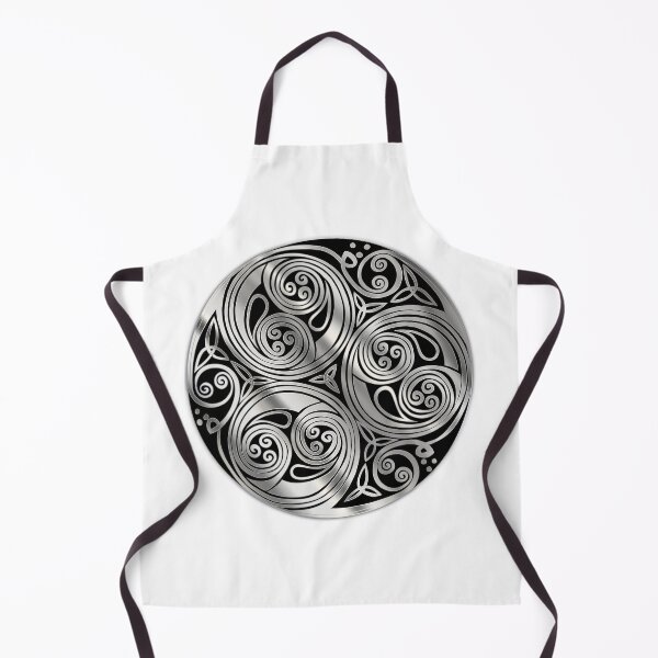Item preview, Silver triskelle design 2 black fill designed and sold by Donkjonk.