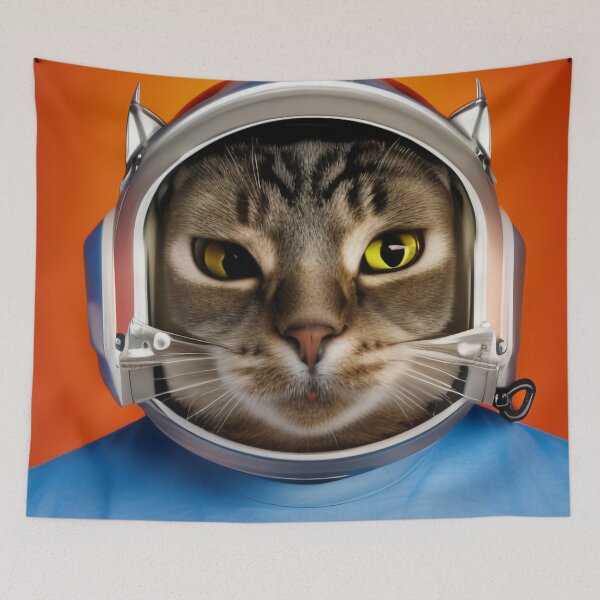 Item preview, Interstellar Cat-titude designed and sold by artmangos.