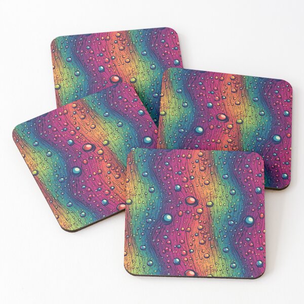 Item preview, Pattern Rainbow Dew Drops Cartoon Style designed and sold by Arncil.