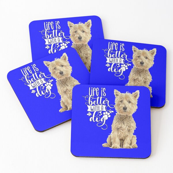 Item preview, Westie Dog Owner Gifts Life Is Better With A Dog designed and sold by fantasticdesign.