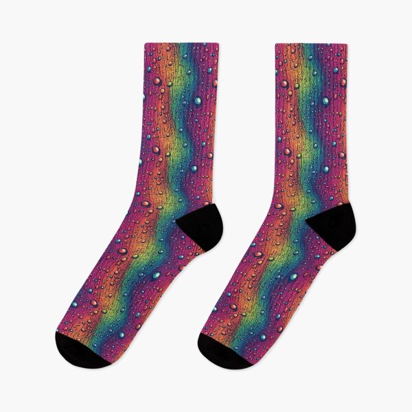 Artikelvorschau, Pattern Rainbow Dew Drops Cartoon Style entworfen und verkauft von Arncil.