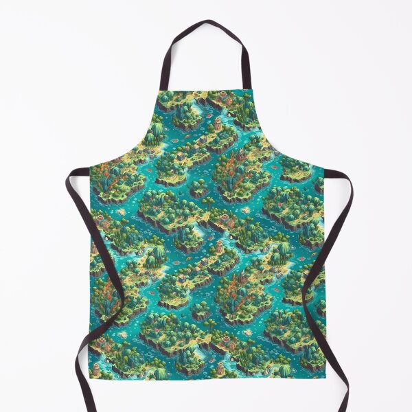 Item preview, Tropical isometric archipelago tiling pattern designed and sold by paulstamp.