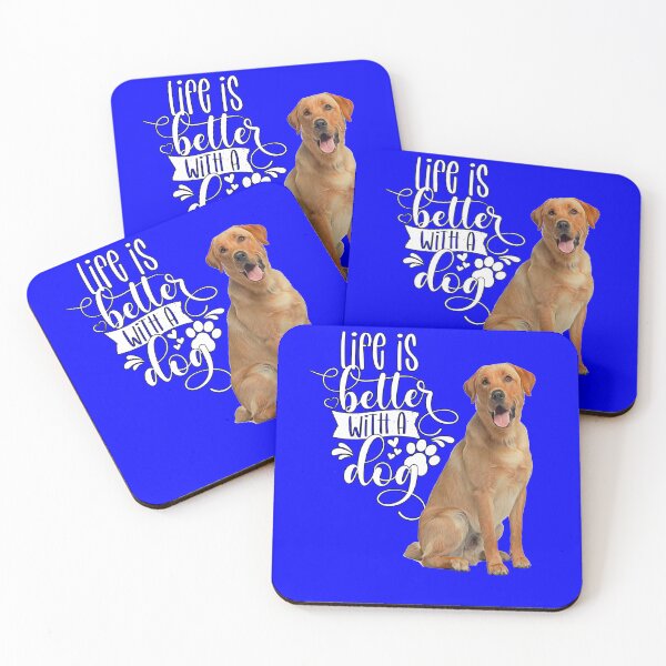 Item preview, Yellow Labrador Retriever Dog Owner Life Is Better With A Dog designed and sold by fantasticdesign.