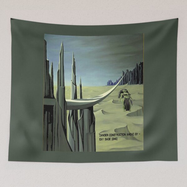 Item preview, Danger Construction ahead by Kay Sage (1940) Altered designed and sold by mturns57.