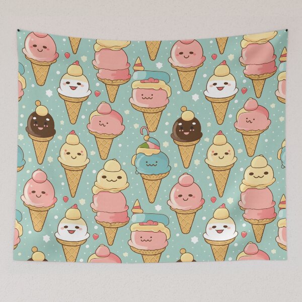 Item preview, Ice Cream Cone Pattern for Ice Cream Lovers designed and sold by brindled.