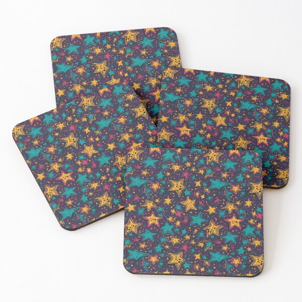 Item preview, Pattern Twinkling Stars Night Sky Cartoon Style designed and sold by Arncil.