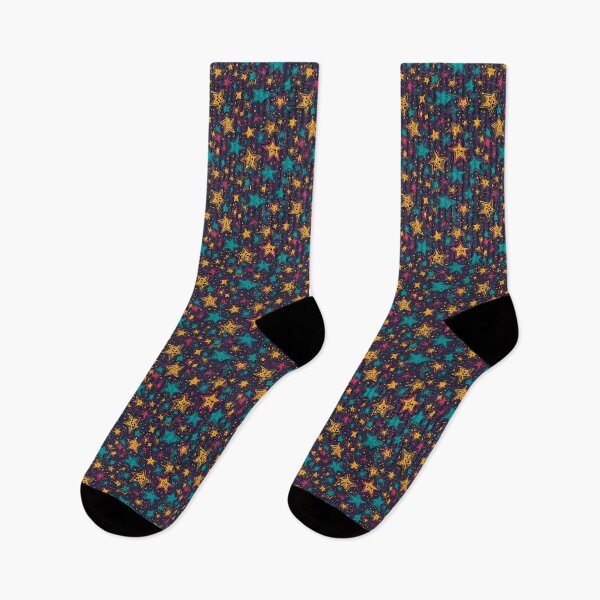 Item preview, Pattern Twinkling Stars Night Sky Cartoon Style designed and sold by Arncil.
