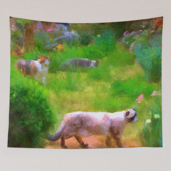 Item preview, Luscious Botanical Garden Full of Cats designed and sold by xostarboyxo.