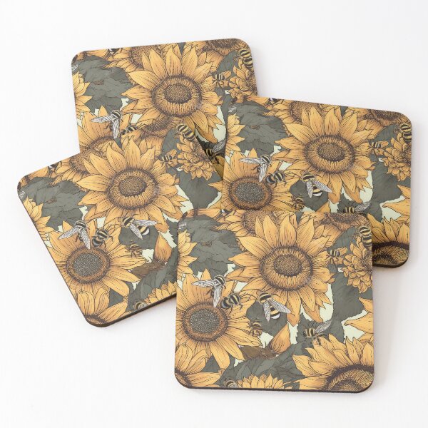 Artikelvorschau, Bee on a sunflower sketch entworfen und verkauft von Pixel  Playground.