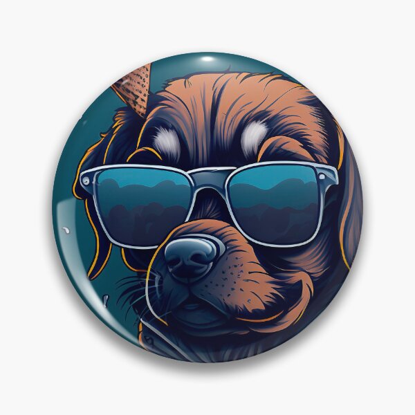 Item preview, Cool Dog with Sunglasses and Ice Cream designed and sold by Diegos-.