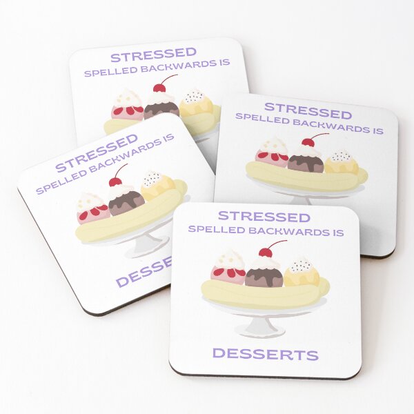 Item preview, Stressed Spelled Backwards is Desserts; ICE CREAM ! designed and sold by evaninla.