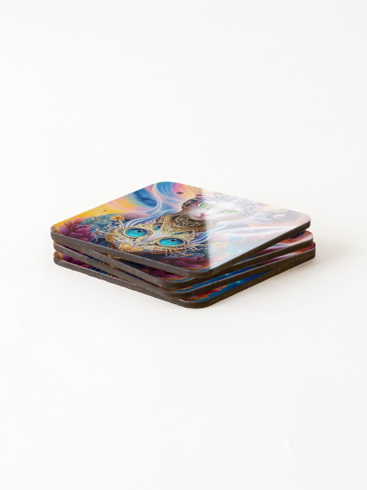 Thumbnail 4 of 5, Coasters (Set of 4), Transception. designed and sold by StHallow.
