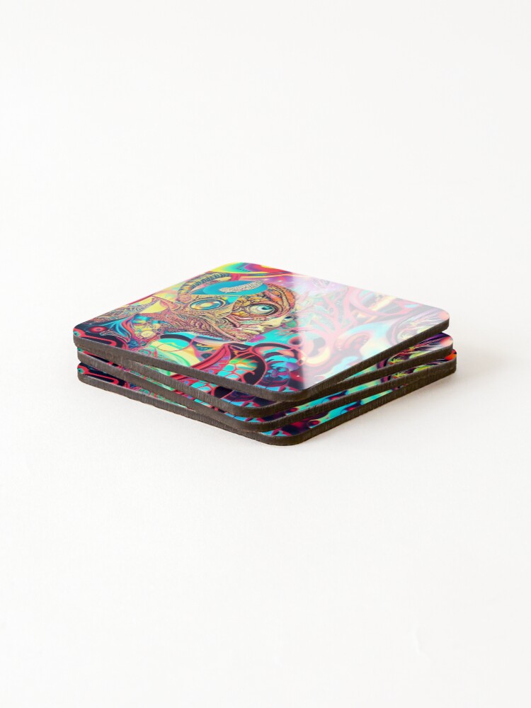Thumbnail 4 of 5, Coasters (Set of 4), Transception. designed and sold by StHallow.