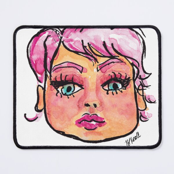 Item preview, Pink Haired Girl Sketchbook Tour Collection Brenda Knoll designed and sold by Brenda  Knoll.
