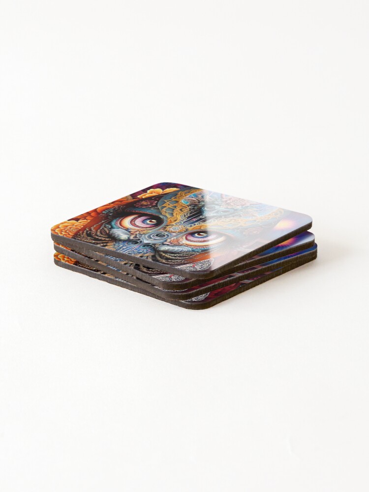 Thumbnail 4 of 5, Coasters (Set of 4), Transception. designed and sold by StHallow.