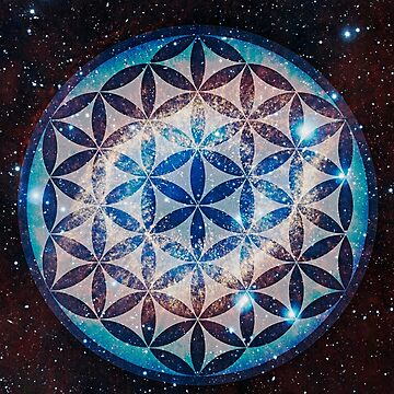 Artwork thumbnail, Flower of Life Space Version by Truthseekmedia
