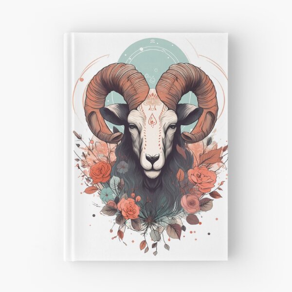 Item preview, Boho Style Aries Zodiac Sign Art, Aries Zodiac Sign Gift designed and sold by ADGFX.