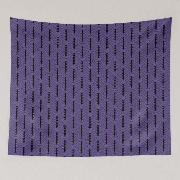 Item preview, Color of the Year 2018 - Ultra violet - Art Deco Black Edition 3 designed and sold by stylebytara.