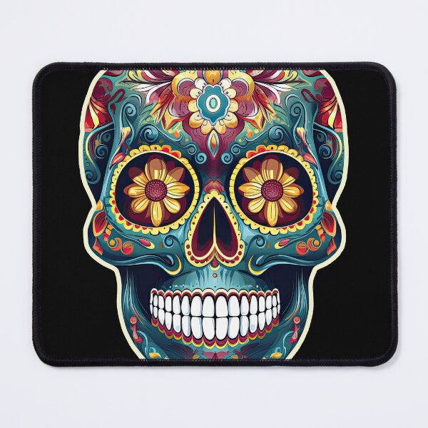 Item preview, Turquoise Mexican Sugar Skull designed and sold by danielliamgill.