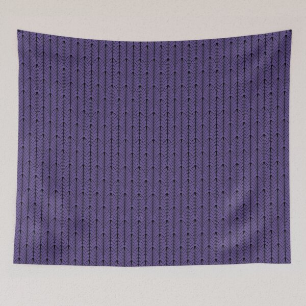 Item preview, Color of the Year 2018 - Ultra violet - Art Deco Black Edition designed and sold by stylebytara.