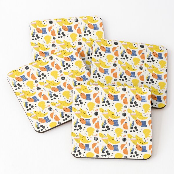 Item preview, Minimalist Fruit Pattern Design  playful bright pattern design designed and sold by ArtPowTech.