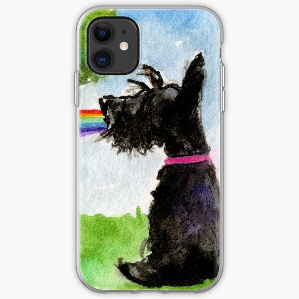Scottie Dog 'Rainbow' iPhone Soft Case