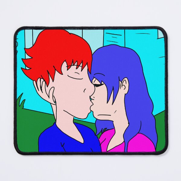 Item preview, George and Beth kiss designed and sold by NuisanceTVMerch.