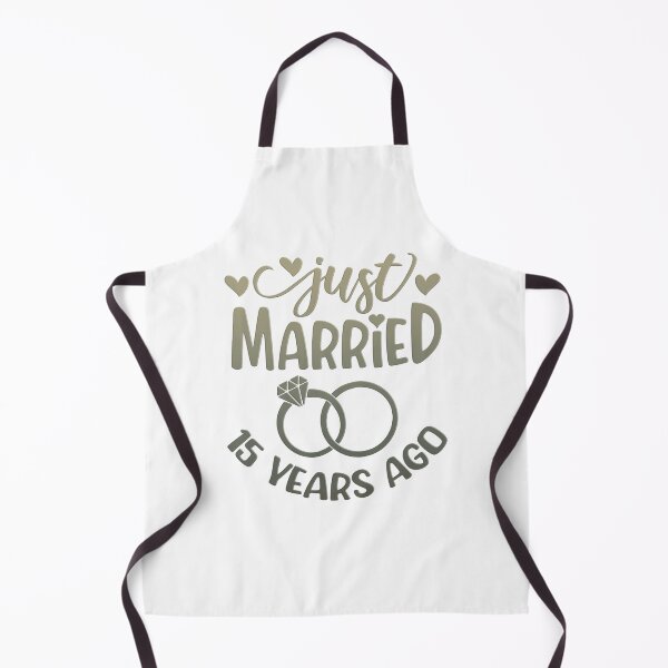 Item preview, Just Married 15 Years Ago designed and sold by franktact.