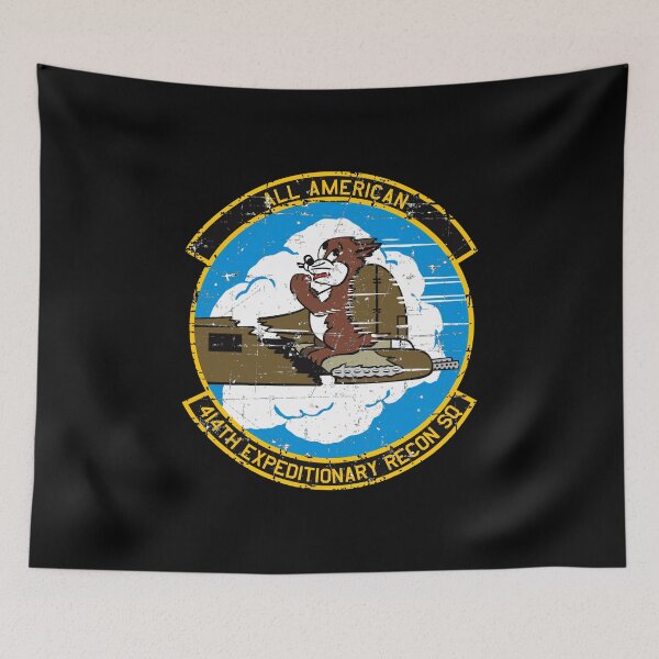 Item preview, USAF - 414th Expeditionary Reconnaissance Squadron - All American - Grunge Style designed and sold by pzd501.