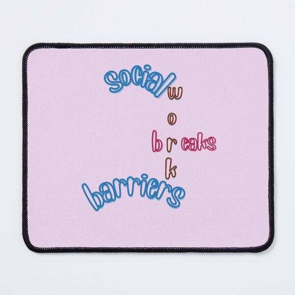 Item preview, social  work breaks barriers designed and sold by ODECX.