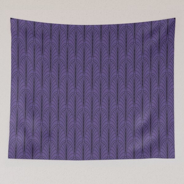 Item preview, Color of the Year 2018 - Ultra violet - Art Deco Black Edition designed and sold by stylebytara.