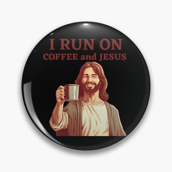 Item preview, I Run On Coffee and Jesus designed and sold by ArtisShops.