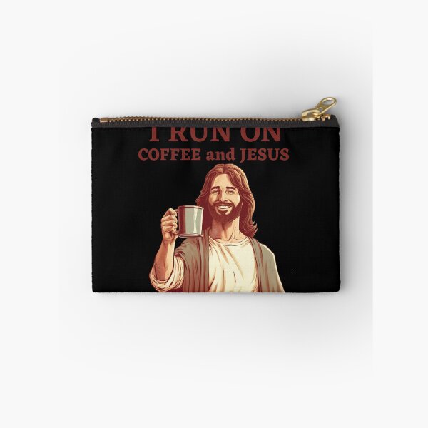 Item preview, I Run On Coffee and Jesus designed and sold by ArtisShops.
