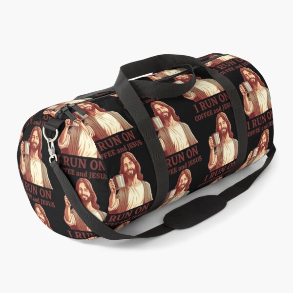 Item preview, I Run On Coffee and Jesus designed and sold by ArtisShops.