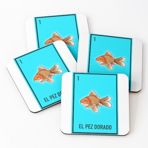 Item preview, 1 El pez dorado , the goldfish ,loteria card animal loteria  designed and sold by DarbyHunterArt.