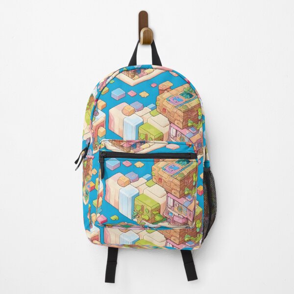 Item preview, Isometric Floating City Abstract Art designed and sold by MudbloodStore.