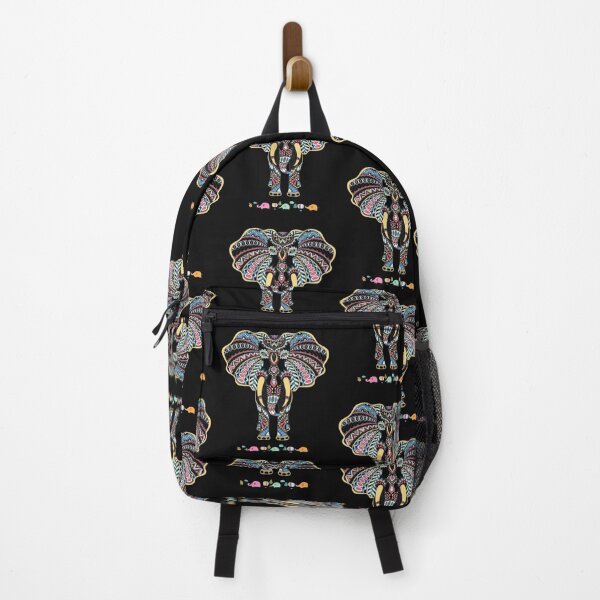 Item preview, Beautiful Decorative Elephant Colorful Line Drawing Design designed and sold by EarthArtDesigns.