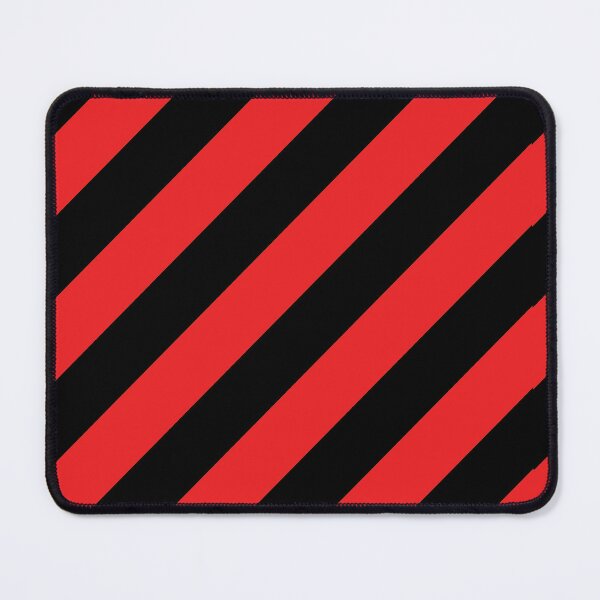 Item preview, Red Caution Stripes Pattern 1042 designed and sold by BloodSweatNTers.