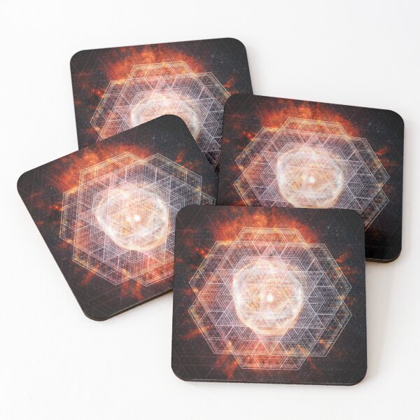 Item preview, Fractal Metatrons Cube Geometry Artwork  designed and sold by Truthseekmedia.