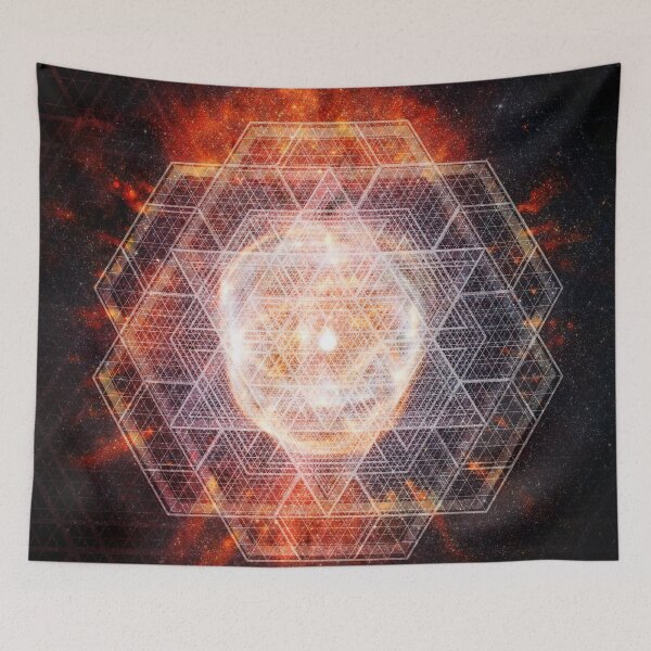 Item preview, Fractal Metatrons Cube Geometry Artwork  designed and sold by Truthseekmedia.