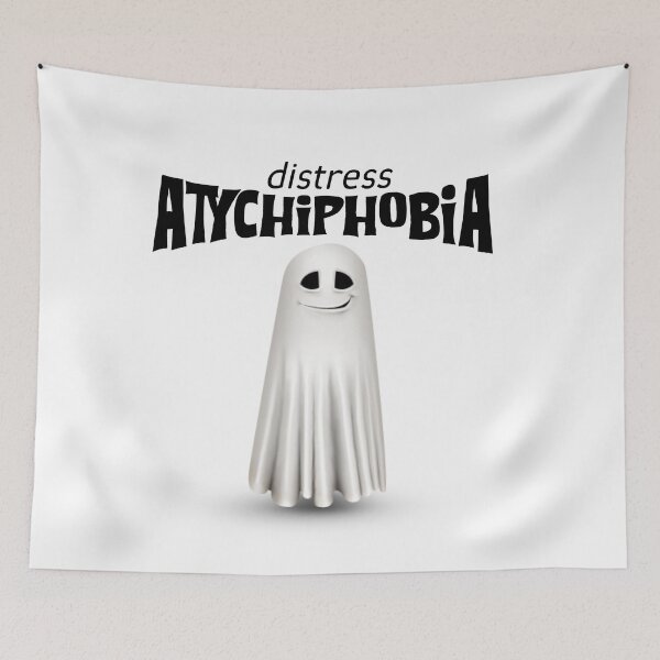 Item preview, Atychiphobia Distress Funny Ghost designed and sold by Artista-shop.
