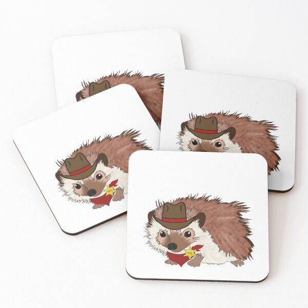 Item preview, erizo del sheriff designed and sold by DarbyHunterArt.