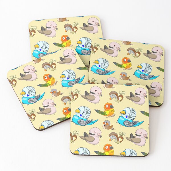 Item preview, Chaos of Exotic and Chubby Birds Pattern 2 designed and sold by DynieKid.