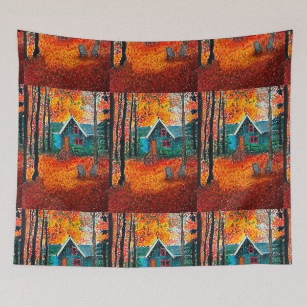 Item preview, Cabin style oil pastels color designed and sold by Puifai2489.