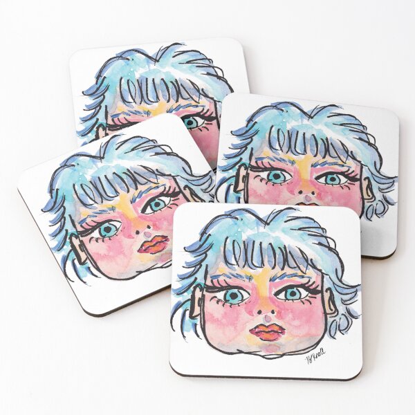 Item preview, Chica de pelo azul Sketchbook Tour Colección Brenda Knoll designed and sold by Brenda  Knoll.