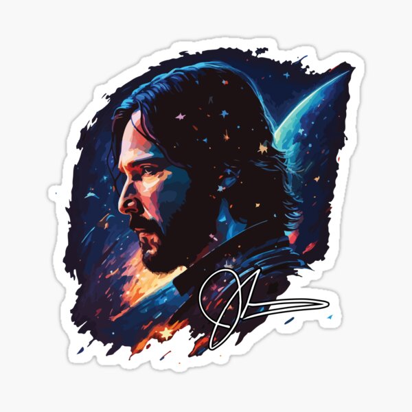 Artikel-Vorschau von John Wick mit Unterschrift, designt und verkauft von Kru Black.