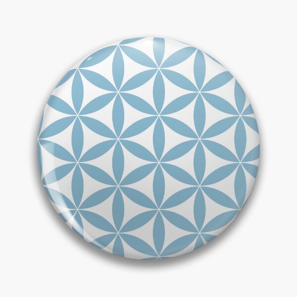 Item preview, Flower of Life Minimal Blue Design Without Background designed and sold by Truthseekmedia.