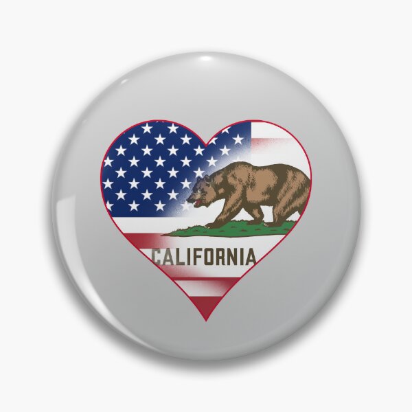 Item preview, State of California Flag and American Flag Fusion Design designed and sold by Gsallicat.