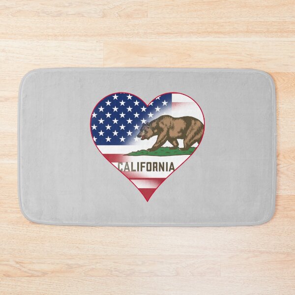 Item preview, State of California Flag and American Flag Fusion Design designed and sold by Gsallicat.