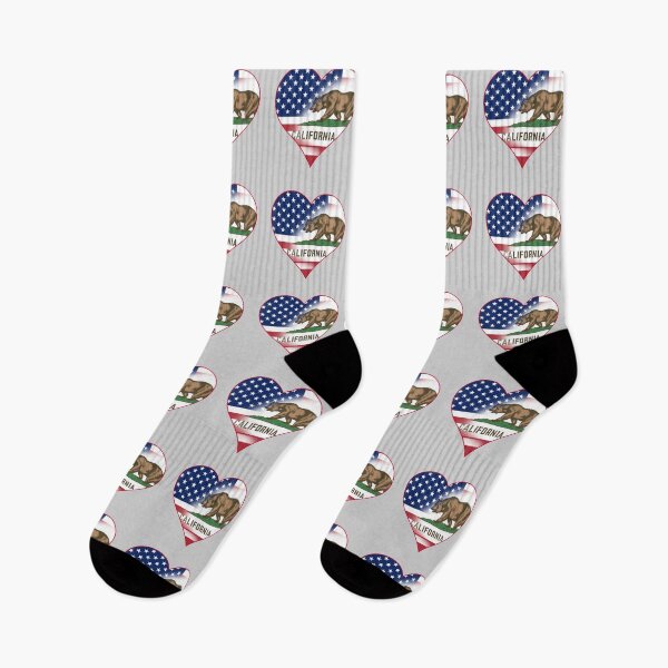 Item preview, State of California Flag and American Flag Fusion Design designed and sold by Gsallicat.